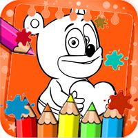 Gummy Bear coloring game