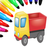 Truck coloring game