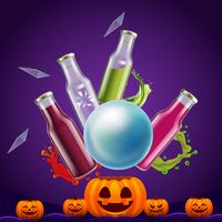 Hit Bottle Knock Down Game