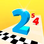 Numbers. Run & Merge Master 3D