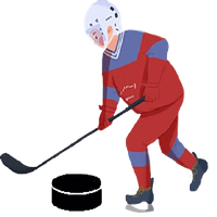 Hockey puck goalie game app