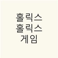 홀릭스홀릭스