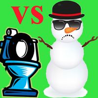 Toilet vs Snowman - 2D game