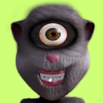 Scary Cat Talking as Evil Cat