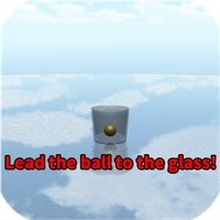 Lead the ball to the glass!