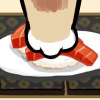Sushi Thief Cat