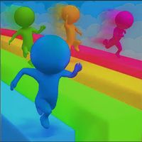 Racing Guys On Stumble Way