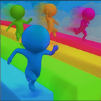 Racing Guys On Stumble Way