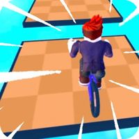 Obby But you are on a Bike