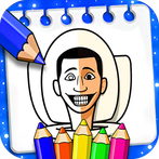 Skibidi Toilet Coloring Book