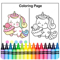 Unicorn Coloring Girl Games