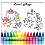 Unicorn Coloring Girl Games