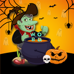 Witch Word: halloween puzzle