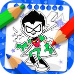 Teen Titans coloring cartoon