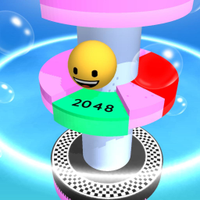 Emoji Helix Jump 2048