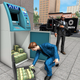 Idle Bank Security Van Driver