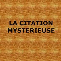 Citation mystérieuse