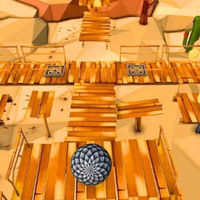 White Ball Hurdles Rolling