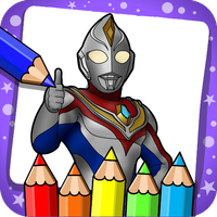 coloring Ultraman Zero Cosmos