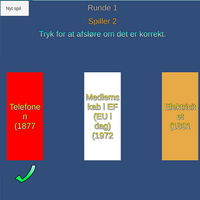 Hvornår var det nu?