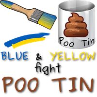 Blue and Yellow fight Poo Tin!