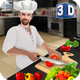 Indian Restaurant Chef Cooking