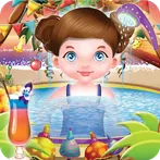 Crazy Toddlers Swim Pool Party