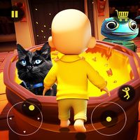 Baby Black and Yellow Cat 3D