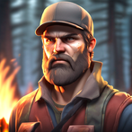 Zombie Camp: Low Poly Survival