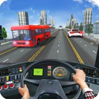Modern City Bus Driving