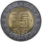 5 pesos