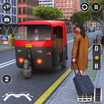 City Tuk Tuk Rickshaw Game 3D