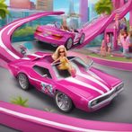 Barbi car mega ramp