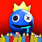 Rainbow Friends Coloring book