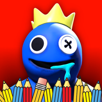 Rainbow Friends Coloring book