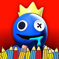 Rainbow Friends Coloring book