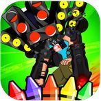 Skibd Toilet Speakerman Color