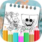 Huggy vs FNF Horror Coloring