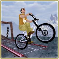 Mountain Bicycle Rider Stunts