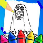 Mammott monsters Coloring book