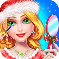 Christmas Girl Makeover Game -