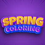 Spring coloring book