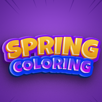 Spring coloring book