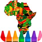 African Flags : Coloring