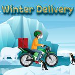 Winter Motobike Delivery