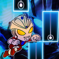 Ultra hero man piano tiles