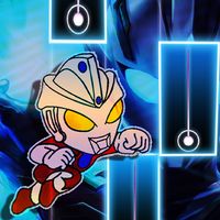 Ultra hero man piano tiles