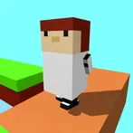 Pixel Runner: Swing Bridge