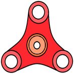 Digital Fidget Spinner- Play w
