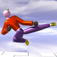 Runner karate man body race